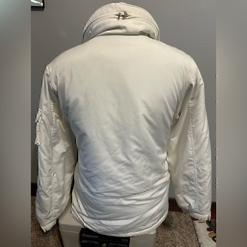 Calvin Klein Womens Small Puffer Full ZIP Jacket Hood Zip In - Picture 6 of 7